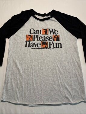 Official Kings of Leon “Faces Raglan” Baseball Tee